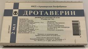 Дротаверин: инструкция по применению для взрослых в Tescoma