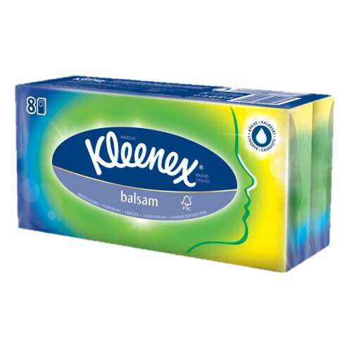 Бумажные платки Kleenex Balsam 80 шт в Tescoma