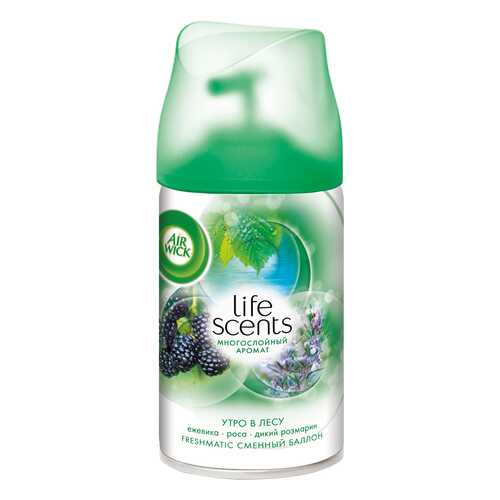 Сменный аэрозоль для освежителя воздуха Air Wick freshmatic life scents утро в лесу 250 мл в Tescoma