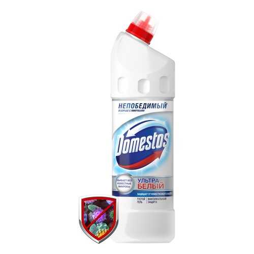 Средство для туалета гель Domestos эксперт сила 7 ультра белый 1 л в Tescoma