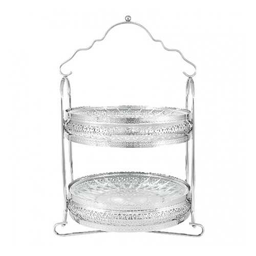 Блюдо сервировочное двухъярусное Regent Silverware Британи 23x20x33см в Tescoma