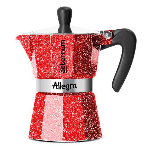 Кофеварка гейзерная AETERNUM/Bialetti Allegra RUBIN на 3 чашки в Tescoma